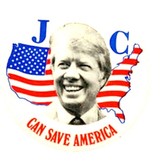 Jimmy Carter Genuine Imitation Campaign Button