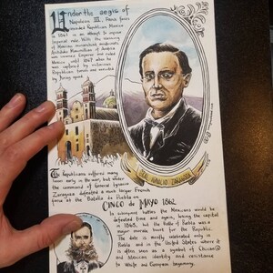 Cinco de Mayo original comic illustration