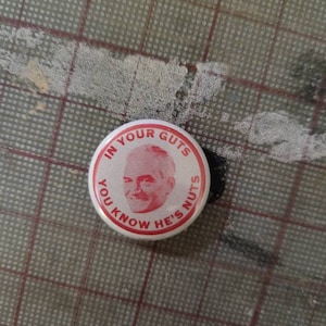 Echte imitatie campagnespotbutton van Barry Goldwater