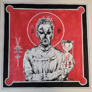 Patron Saint Death Horror original illustration