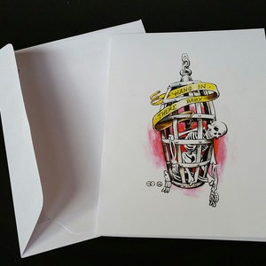 Carte de voeux condoléances humour excuses Illustration