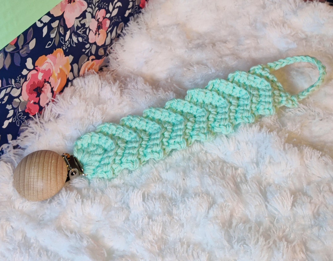 Crochet Binky Holder Pacifier Holder Ready to Ship Etsy