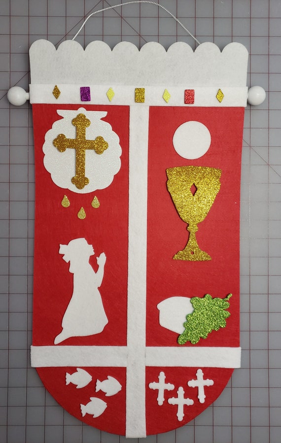 Communion or Confirmation Banner Kit Girl | Etsy
