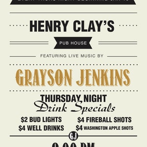 Customized Concert/Event Posters (PDF)