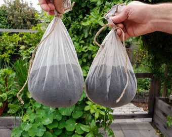 Worm Compost Tea Bag - Vermicompost - Makes 5 Gallons! - Natural Fertilizer - Natural Gardening - Brew Compost Tea