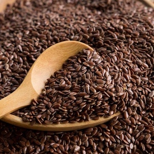 Heirloom Grain Seeds - Brown Flax - Ancient Grains - Non GMO - Vegetable Gardening Grow Your Own Food