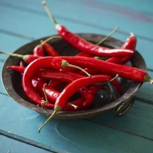 NC Heirloom Hot Pepper Seeds - Cayenne Long Red Thin - Non GMO - Harvest - Vegetable Gardening Grow Your Own Food