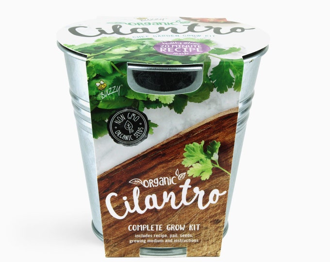 Cilantro Grow Kit Grow Your Own Herb Kit Vegetable - Etsy