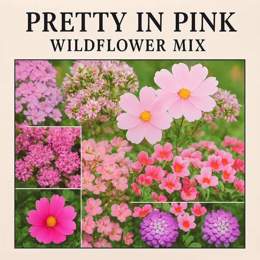 Pretty in Pink - Exclusive Pink Wildflower Seed Mix - Easy Care