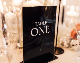 ACRYLIC Table Numbers- Perspex- Acrylic- Perspex Table Numbers- wedding table numbers