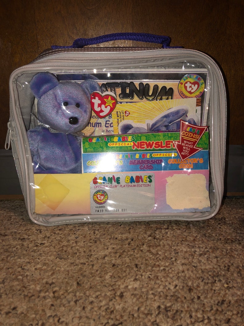 Platinum Beanie Babies Official Club Clubby II Etsy