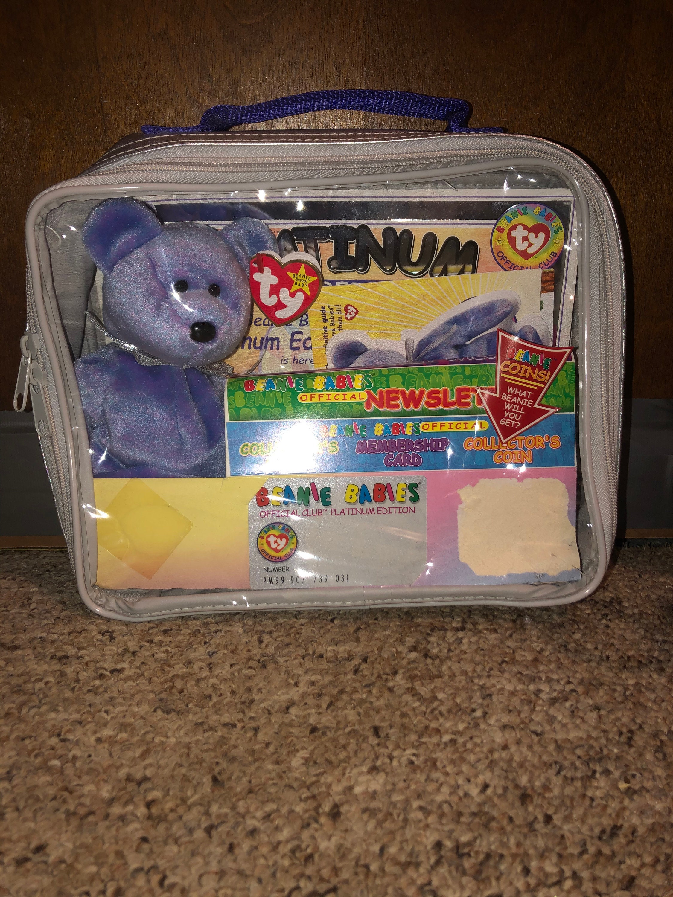 Platinum membership beanie store baby value