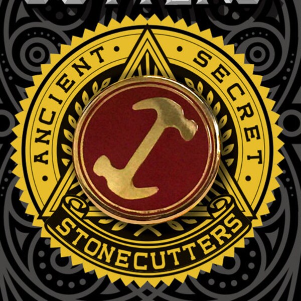 Stone Cutters Enamel Pin (Inspired by The Simpsons)