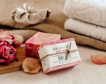 Wrapped Bois de Rose Soap Bar  100% All Natural Soap by sammysoap