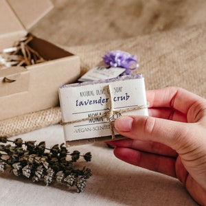 Personalisierte Lavendel Geburtstag Geschenkbox Pflegepaket für Sie Pflegeset Sympathie Geschenkbox Pflege Paket Freund Bild 8