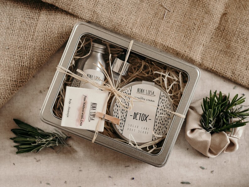 Vegan Gift Box Vegan Skin Care Self Care for Mom Massage Etsy