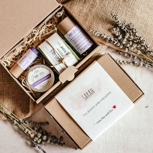 Personalized Organic Gift Set | Zero Waste Gift | Self Care Box | Body Care Box | Beauty Gift Box | Best Friend Gift Box | Pregnancy Care