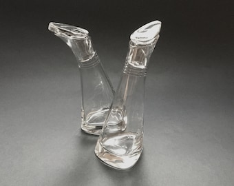 Postmodern Angelo Mangiarotti Olpe Oil + Vinegar Cruet Set - Colle, Italy 1990