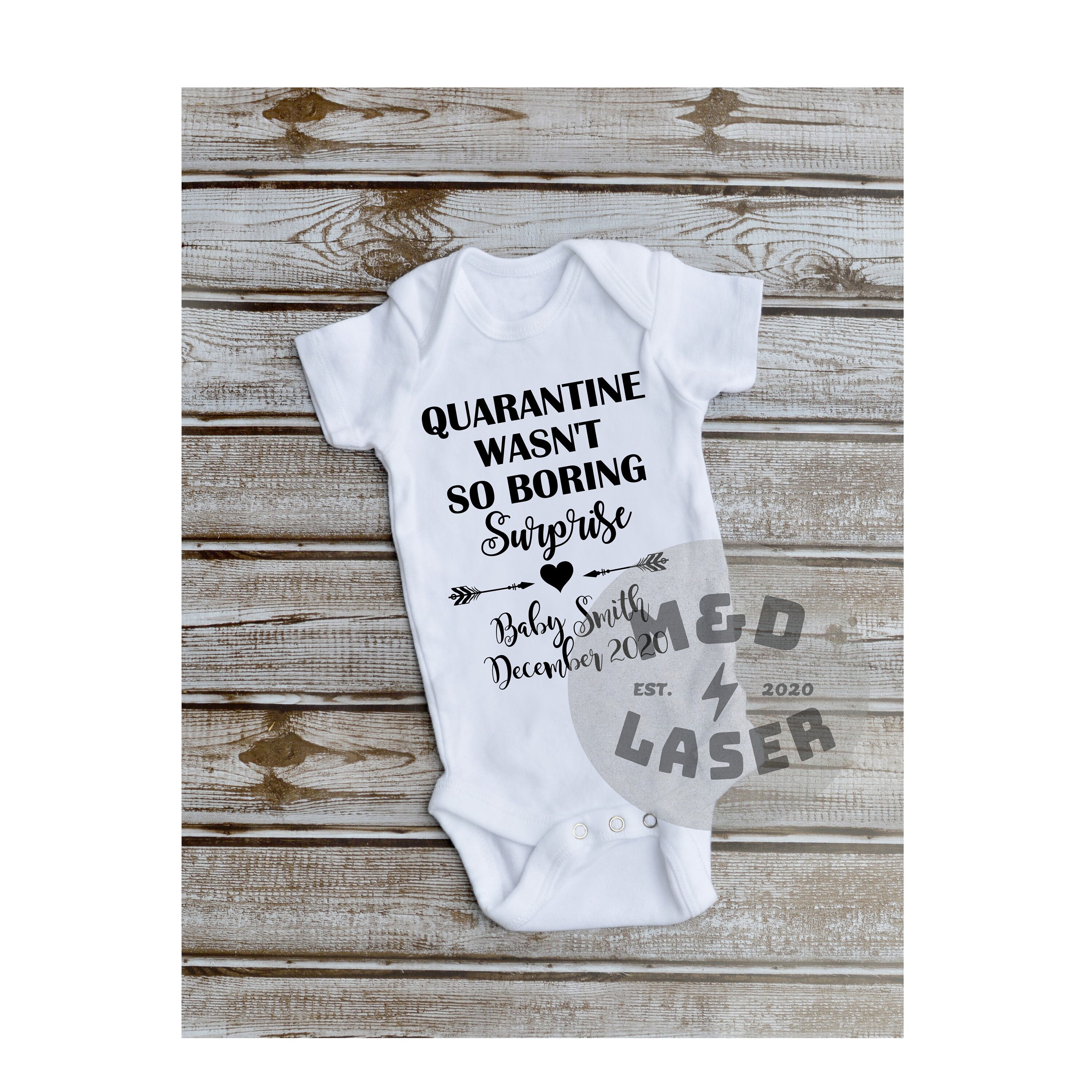 Download Quarantine Baby Announcement Svg Digital File Read Etsy