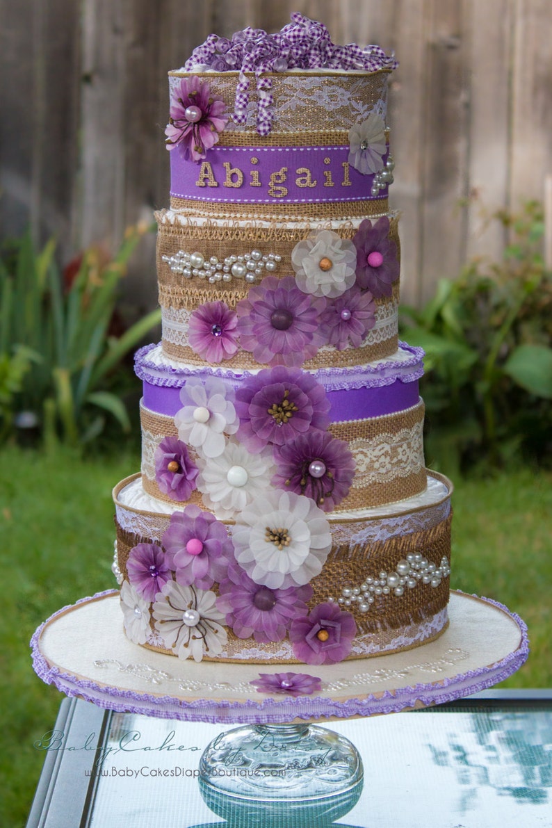 Diaper Cake for a girl