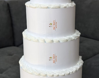 Ready to decorate Diaper Cake, Blank Diaper Cake for DIY, Plain Diaper Cake, Undecorated Diaper Cake 4 Tier, Baby Shower Diaper Cake