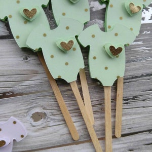 Gender Neutral Baby Shower Cupcake Toppers - Pastel Cupcake Toppers ...