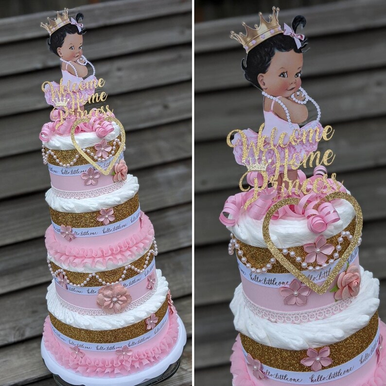 its a girl diaper cake