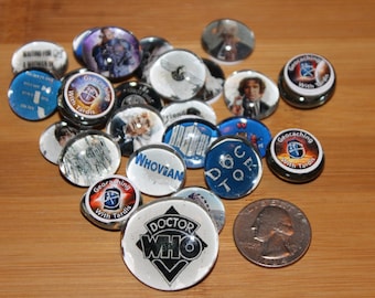 Miniature Geocache Glass Stones - Doctor Who (BBC Dr. Who) Set