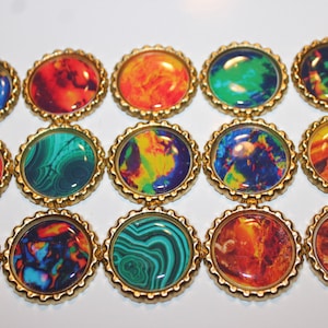 Geocache Coin Bottle Caps For Swag Trade Items - Precious Stones