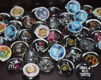 Miniature Geocache Glass Stones - Hunger Games Set