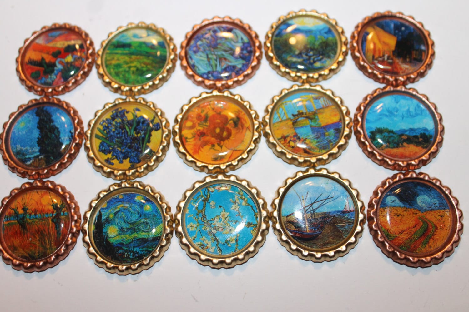 Geocache Coin Bottle Caps for Swag Trade Items Vincent Van Etsy