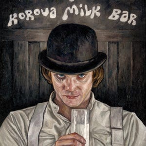 A Clockwork Orange Art Print: Korova Milk Bar (Kubrick Movie Inspired)