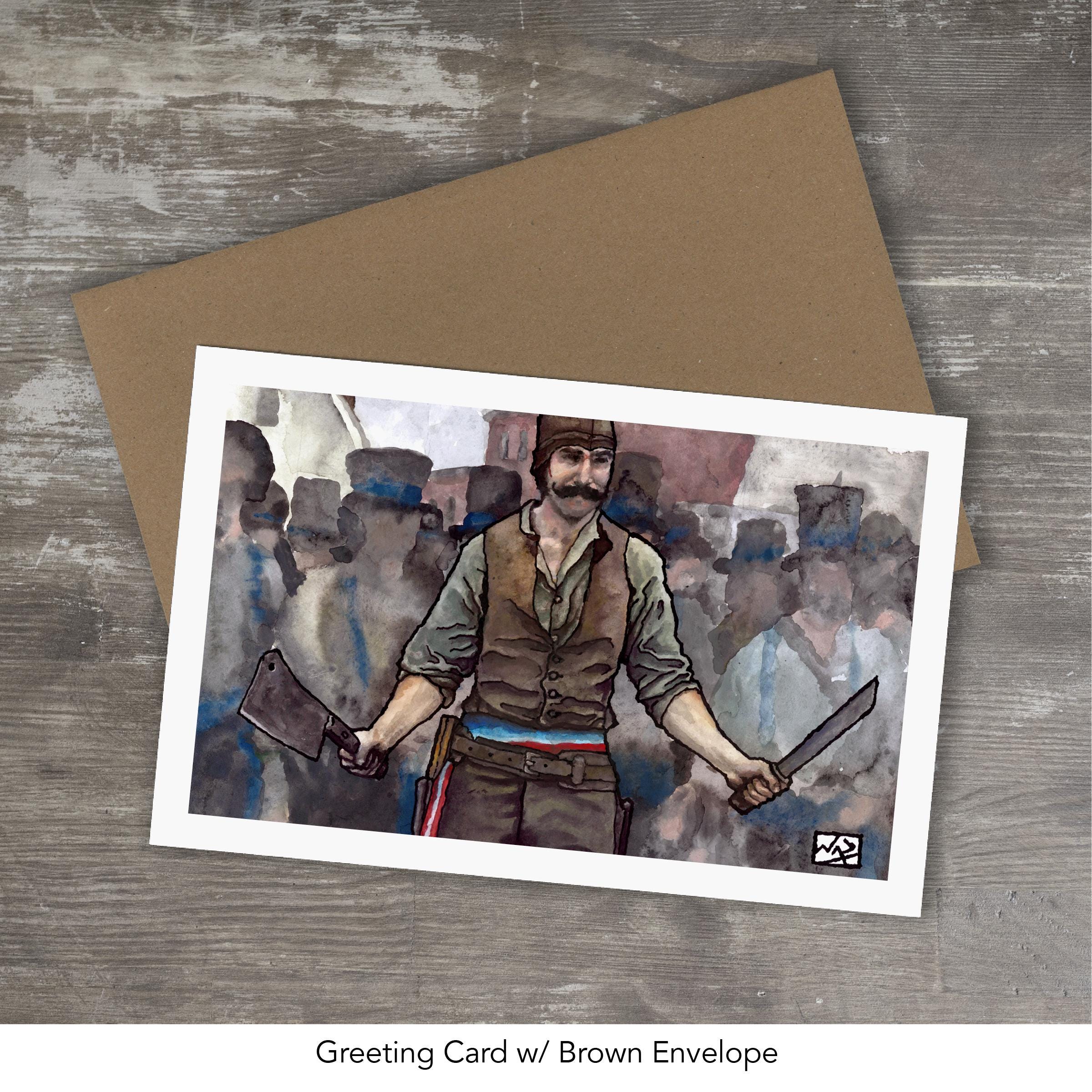 Billy Butcher Ink Art Print: Bill the Butcher From Gangs of New York - Gouache & Ink - Etsy