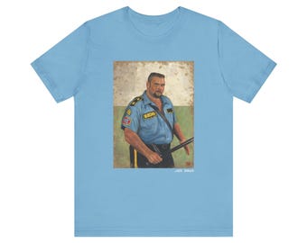 Big Boss Man T-Shirt: Colorful Retro Wrestling Oil Painting