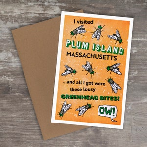 Greeting Card // PLUM ISLAND GREENHEADS (Massachusetts, Newburyport, Newbury, Salisbury, Merrimack River) - Art Print