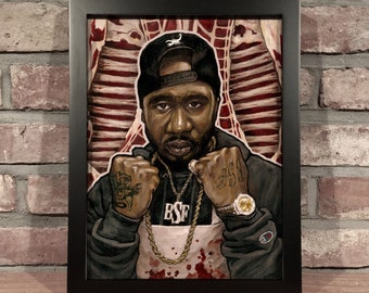 Art Print // BENNY THE BUTCHER  // Oil Painting