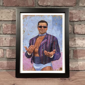The Model RICK MARTEL // Oil Painting  - Art Print