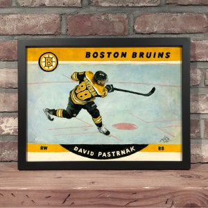 DAVID PASTRNAK // Oil Painting [Boston Bruins, Original 6, Nhl] - Art Print