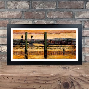 PORTSMOUTH NH // Oil on Canvas  - Art Print
