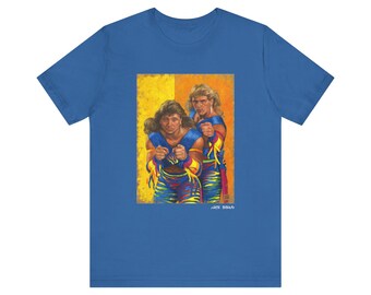 The Rockers T-Shirt: 1980s Wrestling Tag Team Art