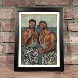 THE BUSHWACKERS // Oil Painting  - Art Print