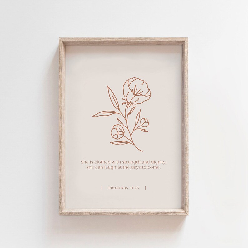 Proverbs 31 Digital Wall Print Set of 6 Proverbs for Women - Etsy