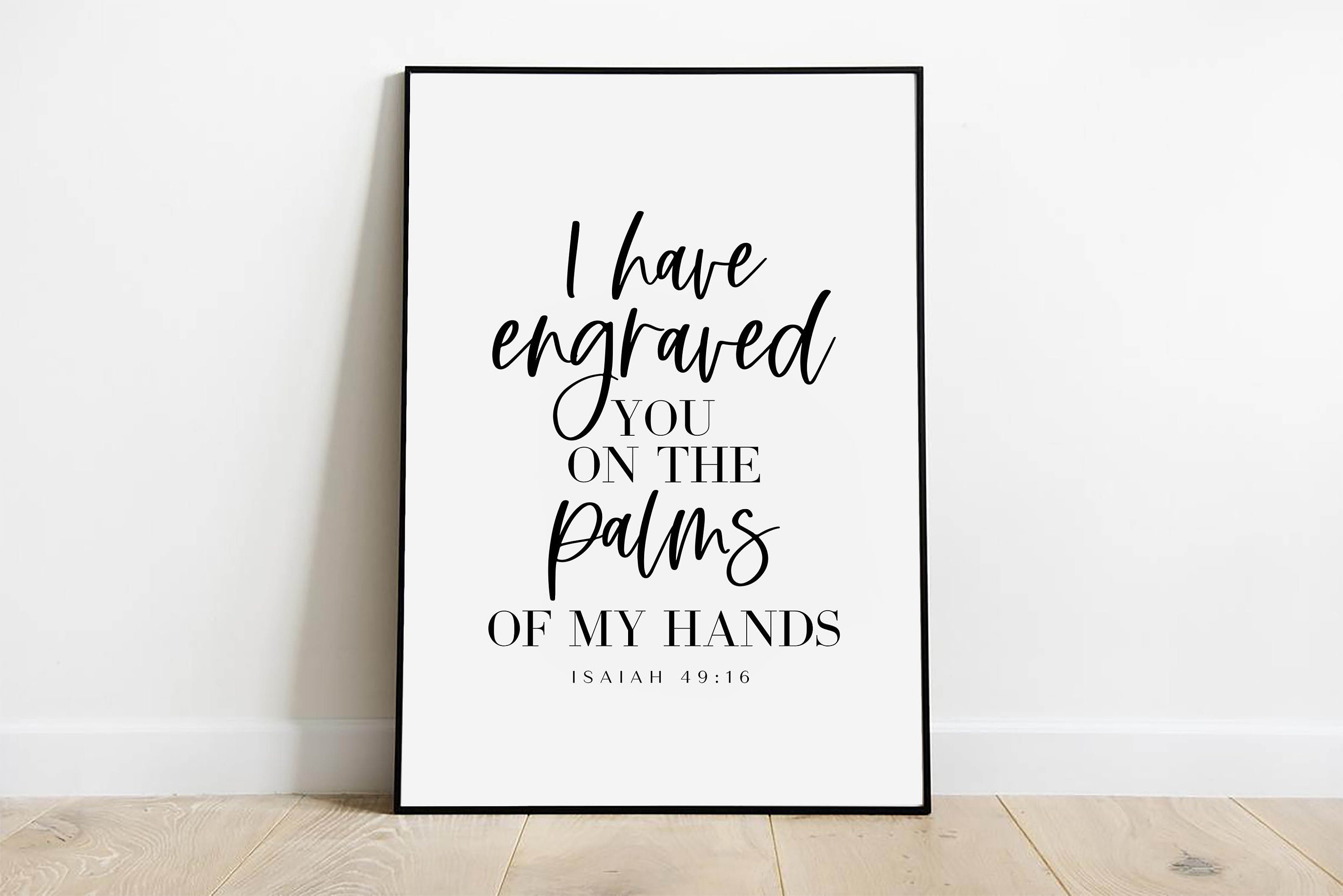 I Have Engraved You On My Palms {Poster} I Have Engraved You On My Palms {Poster}