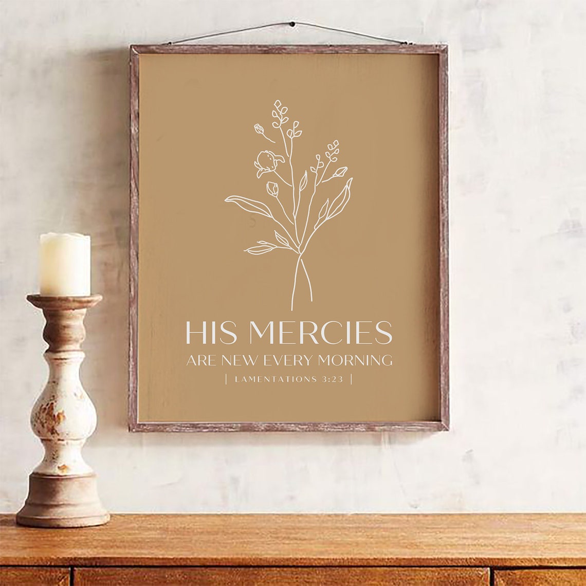 His Mercies Are New Every Morning Printable Lamentations - Etsy