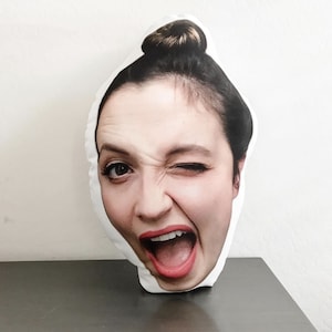 Custom 3D Human Photo Pillow, Double Sided Pillow, Personalized 3D Pillows With Your Favorite Photos, Made in the USA, Mother&#39;s Day Gift