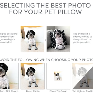 Custom Pet Photo Pillow, College Student Gift, Dorm Room, Personalized Pet Pillow, Pet Loss, Easter sale, Mother's Day Gift image 4