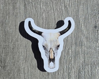 Cow Skull Sticker, Arizona Desert Sticker, Waterproof, Stay Hydrated Sticker,Easter gift, Mother's Day Gift