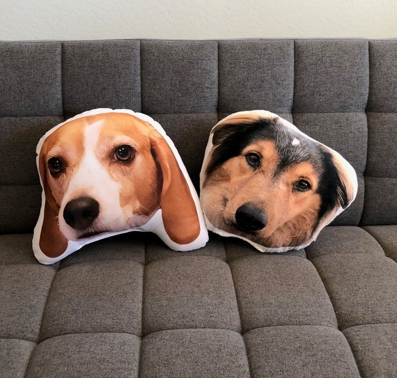 custom pillow with dog face