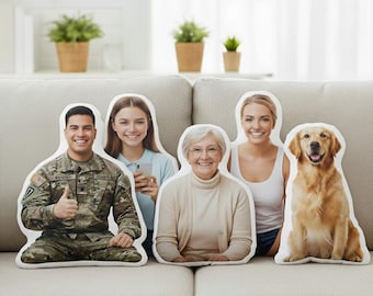 Custom Photo Pillow: USA Made Keepsake Gift, Mother's Day Gift