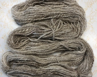 Qiviut 25% Angora Merino Wool Musk Ox Hand Spun Yarn .6 oz 75 yds Rare Fiber